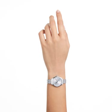 Attract 腕表, 瑞士制造, 镶嵌, 仿水晶手链, 银色, 不锈钢 - Swarovski, 5644062
