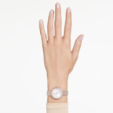 Certa 腕表, 瑞士制造, 金属手链, 玫瑰金色调, 混合金属润饰 - Swarovski, 5672971