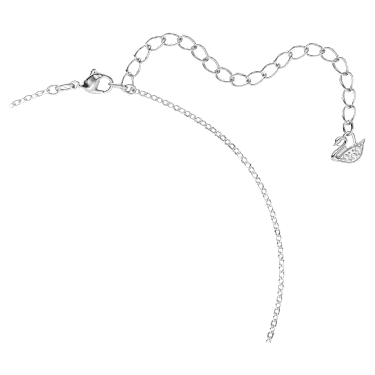 Swarovski Iconic Swan 链坠, 天鹅, 米色, 镀铑 - Swarovski, 5215034