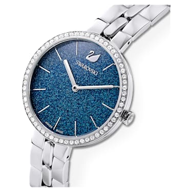 Cosmopolitan 腕表, 瑞士制造, 金属手链, 蓝色, 不锈钢 - Swarovski, 5517790