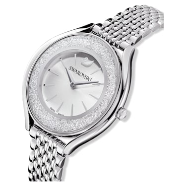 Crystalline Aura 腕表, 瑞士制造, 金属手链, 银色, 不锈钢 - Swarovski, 5519462