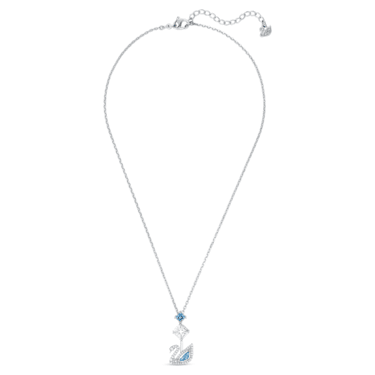 Dazzling Swan 蓝色天鹅造型仿水晶项链- Swarovski, 5530625