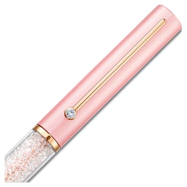 Crystalline Gloss 圆珠笔, 粉红色, 粉色漆面，镀玫瑰金色调 - Swarovski, 5568756