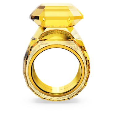 Lucent 个性戒指, 八角形切割, 黄色 - Swarovski, 5600226