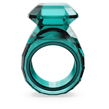 Lucent 个性戒指, 八角形切割, 绿色 - Swarovski, 5600236