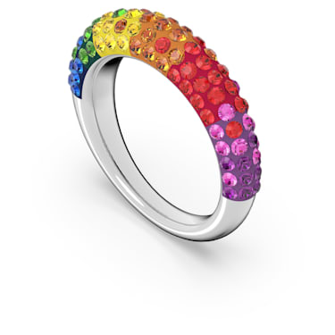 Tigris 戒指, 彩色, 镀铑 - Swarovski, 5605014
