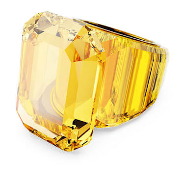 Lucent 个性戒指, 八角形切割, 黄色 - Swarovski, 5607350