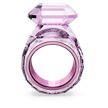 Lucent 个性戒指, 八角形切割, 粉红色 - Swarovski, 5607360