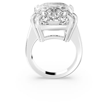 Mesmera 个性戒指, 八角形切割, 白色, 镀铑 - Swarovski, 5610383