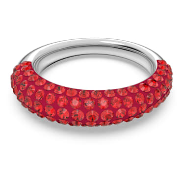 Tigris 戒指, 红色, 镀铑 - Swarovski, 5611177