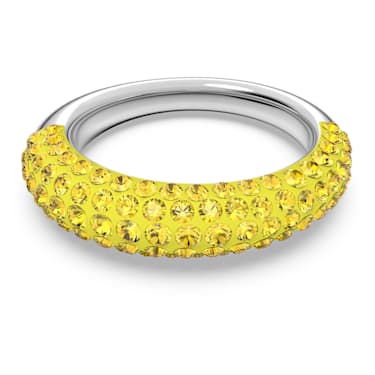 Tigris 戒指, 黄色, 镀铑 - Swarovski, 5611179