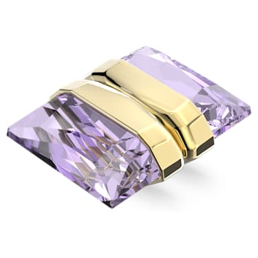 Lucent 耳骨夹, 单个, 磁扣, 紫色, 镀金色调 - Swarovski, 5613561