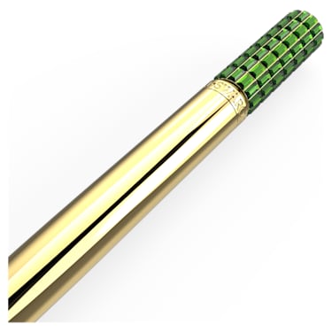 圆珠笔, 绿色, 镀金色调 - Swarovski, 5618145