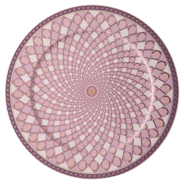 Signum 主盘, 瓷器, 粉红色 - Swarovski, 5635510