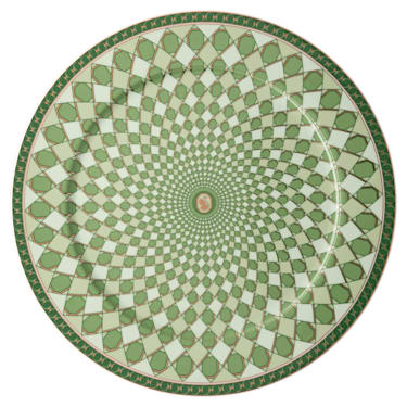 Signum 主盘, 瓷器, 绿色 - Swarovski, 5635514