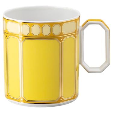 Signum 有盖大杯, 瓷器, 黄色 - Swarovski, 5635536