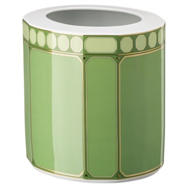 Signum 花瓶, 瓷器, 宽口, 绿色 - Swarovski, 5635543