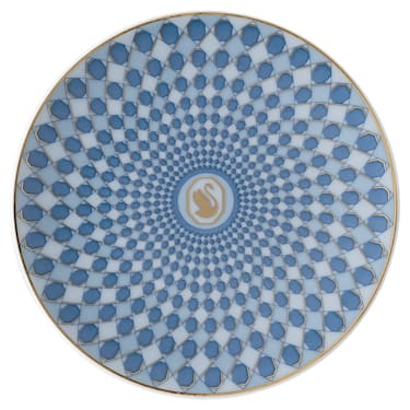 Signum 餐盘, 瓷器, 小码, 蓝色 - Swarovski, 5635553