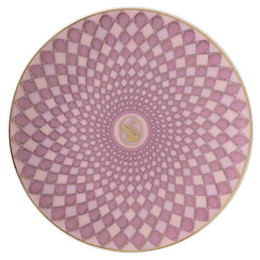 Signum 餐盘, 瓷器, 小码, 粉红色 - Swarovski, 5635562
