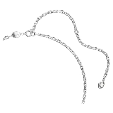 Swarovski Iconic Swan 项链, 天鹅, 大码, 白色, 镀铑 - Swarovski, 5647546