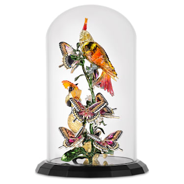 Idyllia 鸟和蝴蝶仿水晶钟罩 - Swarovski, 5652388