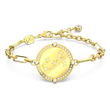 Zodiac 手链, 天蝎座, 金色, 镀金色调 - Swarovski, 5652790