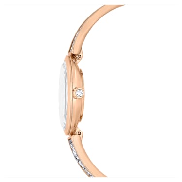 Crystal Rock Oval 腕表, 瑞士制造, 仿水晶手链, 玫瑰金色调, 玫瑰金色调润饰 - Swarovski, 5656851