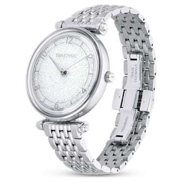 Crystalline Wonder 腕表, 瑞士制造, 金属手链, 银色, 不锈钢 - Swarovski, 5656929