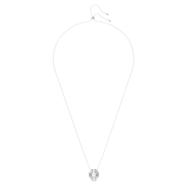 Mesmera 链坠, 八角形切割, 大号, 白色, 镀铑 - Swarovski, 5669914