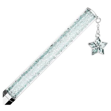 Crystalline 圆珠笔, 星星, 蓝色, 镀铬 - Swarovski, 5669929