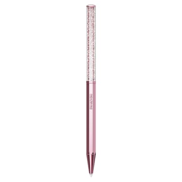 Crystalline 圆珠笔, 八边形, 粉红色, 粉色漆面 - Swarovski, 5669937