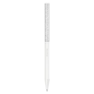 Crystalline 圆珠笔, 八边形, 白色, 白色漆面 - Swarovski, 5670198