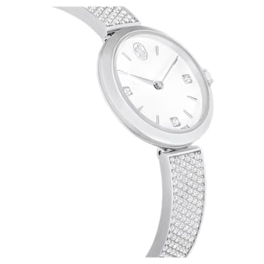 Illumina 腕表, 瑞士制造, 金属手链, 银色, 不锈钢 - Swarovski, 5671205