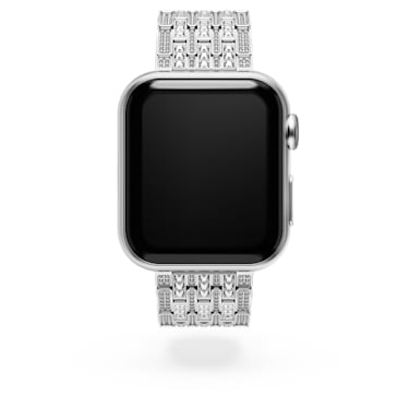 Sparkling 公主表带, 适用于 Apple Watch® 40 毫米 和 41 毫米, 银色, 不锈钢 - Swarovski, 5672167
