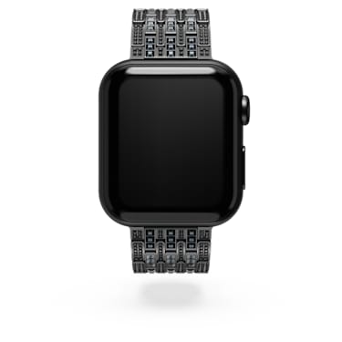 Sparkling 公主表带, 适用于 Apple Watch® 40 毫米 和 41 毫米, 黑色润饰 - Swarovski, 5678675