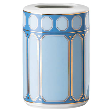 Signum 花瓶, 瓷器, 小码, 蓝色 - Swarovski, 5679350
