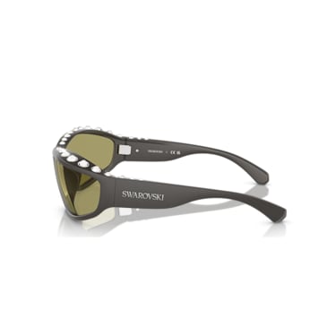 太阳眼镜, 长方形, SK6009, 灰色 - Swarovski, 5679546