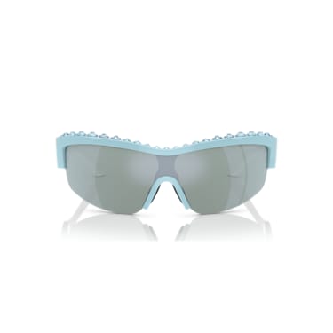 太阳眼镜, 罩形, SK1126, 蓝色 - Swarovski, 5679899