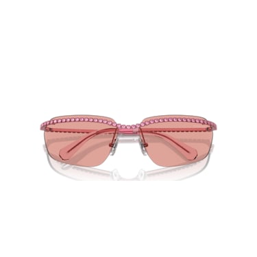 太阳眼镜, 长方形, SK7001, 粉红色 - Swarovski, 5679902