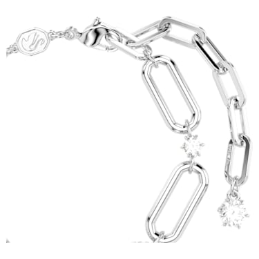 Constella 手链, 白色, 镀铑 - Swarovski, 5683353