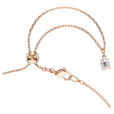 Hyperbola 链坠, 仿水晶珍珠, 心形, 粉红色, 镀玫瑰金色调 - Swarovski, 5683936