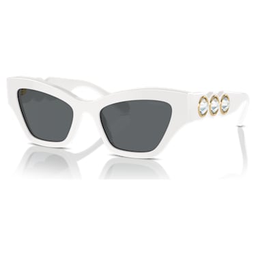 太阳眼镜, 猫眼形, 白色 - Swarovski, 5691696
