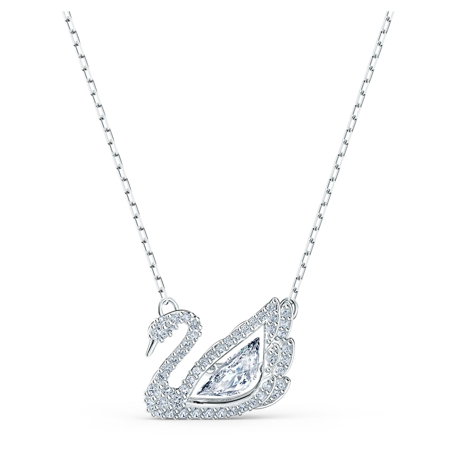 Stone pendant, Pink, Rose gold-tone plated | Swarovski