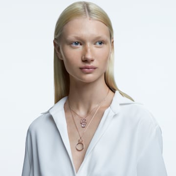 唐嫣同款心相莲七夕情人节系列粉红色项链套装- Swarovski, 5615095