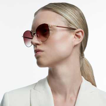 太阳眼镜, 猫眼形, SK344-H28F, 咖啡色 - Swarovski, 5625308