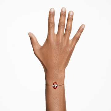 Spider-Man © MARVEL bracelet, Red, Gold-tone plated - Swarovski, 5650873