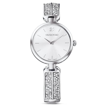 Dream Rock watch, Swiss Made, Metal bracelet, Silver tone, Stainless steel - Swarovski, 5519309