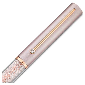 Crystalline Gloss ballpoint pen, Rose gold tone, Pink lacquered, Rose gold-tone plated - Swarovski, 5568759