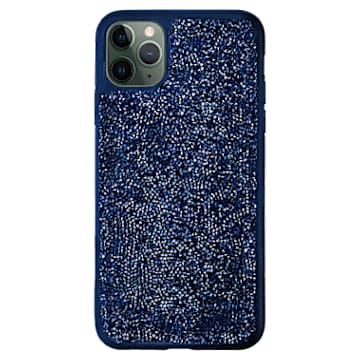 Glam Rock smartphone case, iPhone® 11 Pro Max, Blue - Swarovski, 5599136