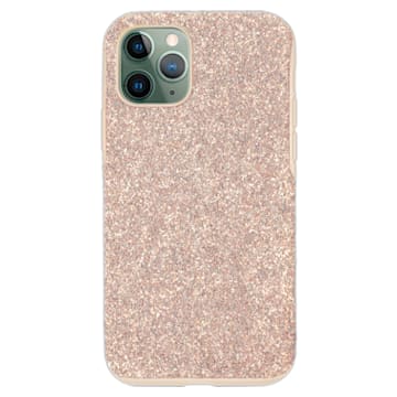 High smartphone case, iPhone® 11 Pro, Rose gold tone - Swarovski, 5599151